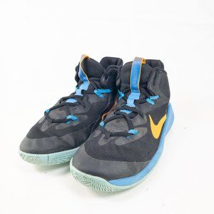 Nike Future Court Sneakers Boys 7Y Blue Black Athletic Mid Top Basketball Shoes‎